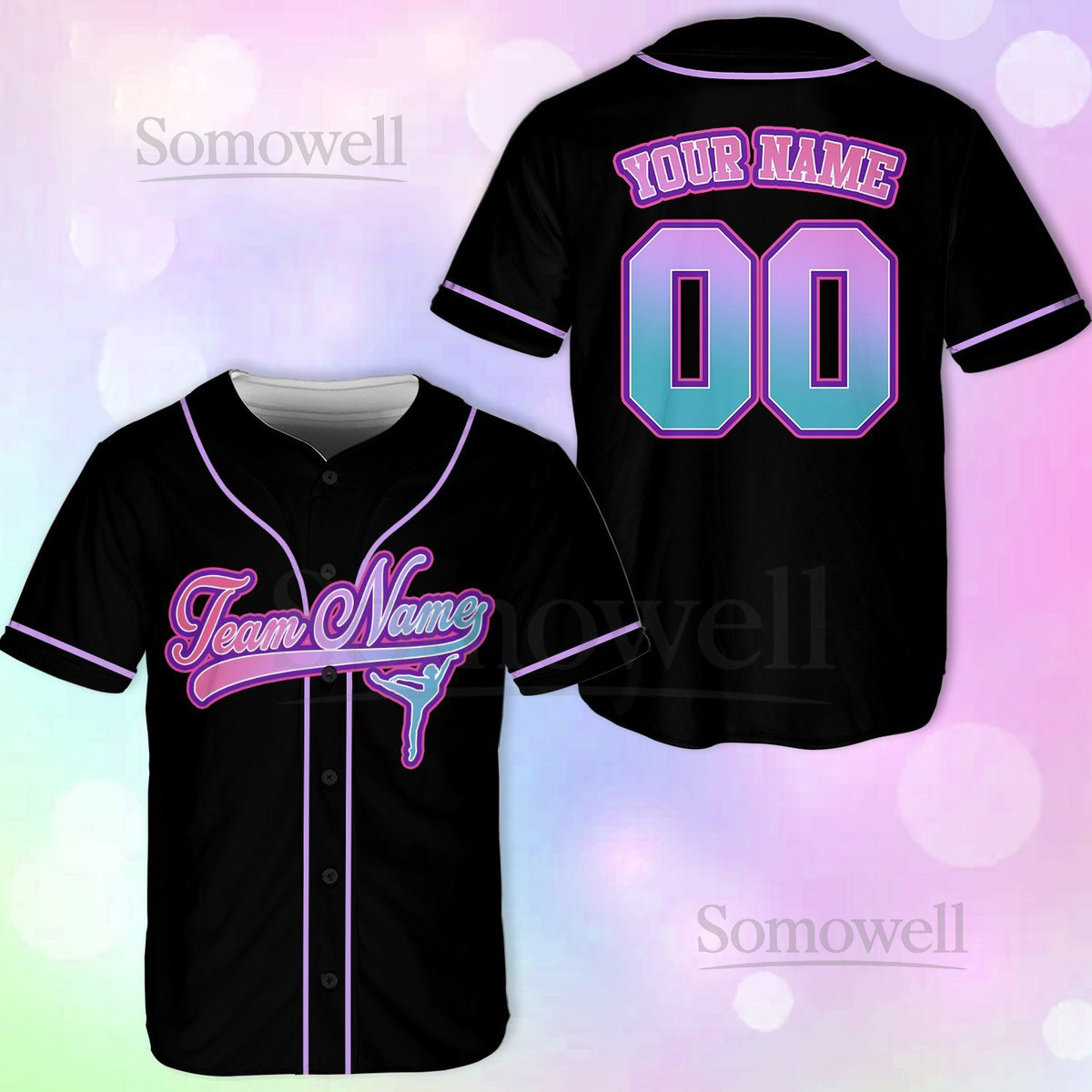 Personalized Team Name And Number Baseball Jersey Custom Dance Club Baseball Jersey Shirt Athletic Dance Baseball Jersey Dancer Shirts_586