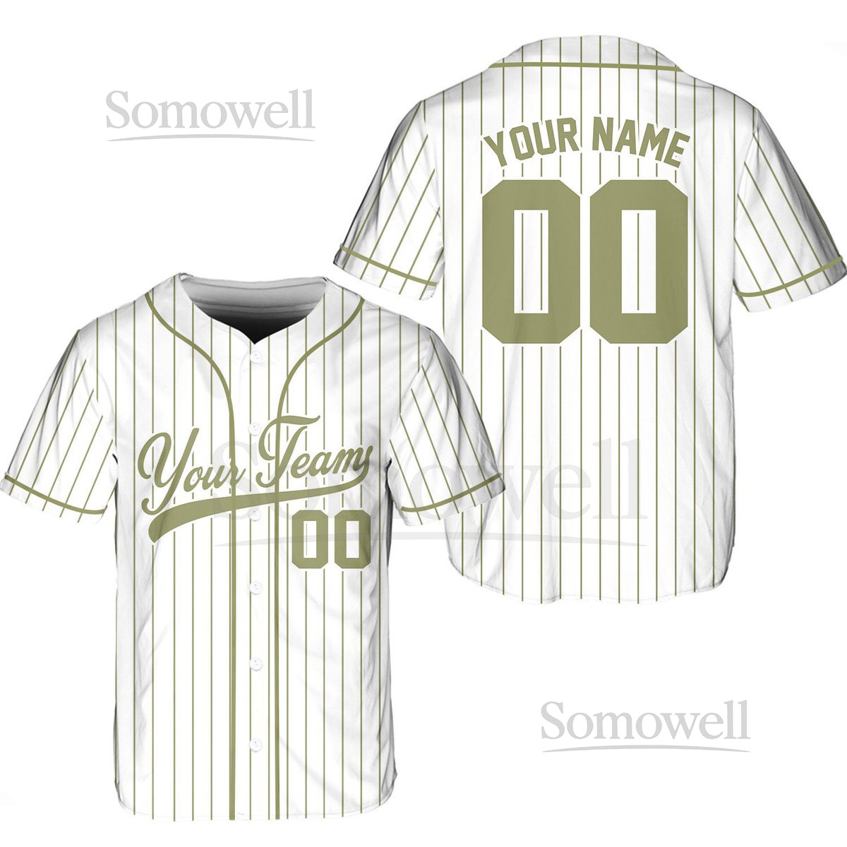 Personalized Team Name Number Baseball Jersey Custom Stripe Line Color Baseball Jersey Baseball Jersey For Baseball Fans Baseball Lovers_726