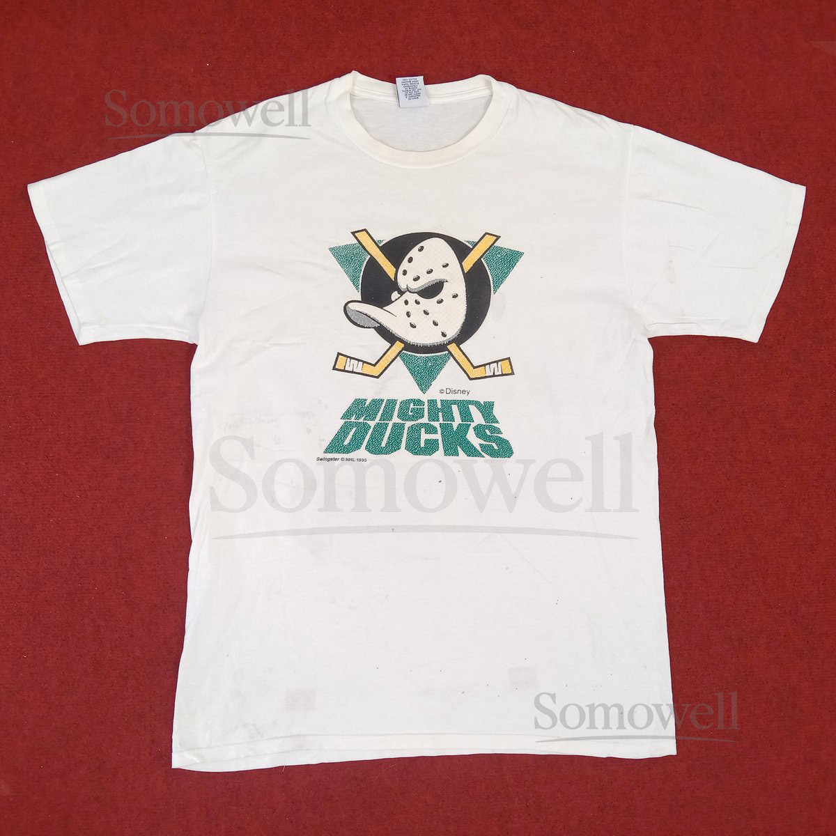 Vintage The Mighty Ducks NHL Team Tshirt_769