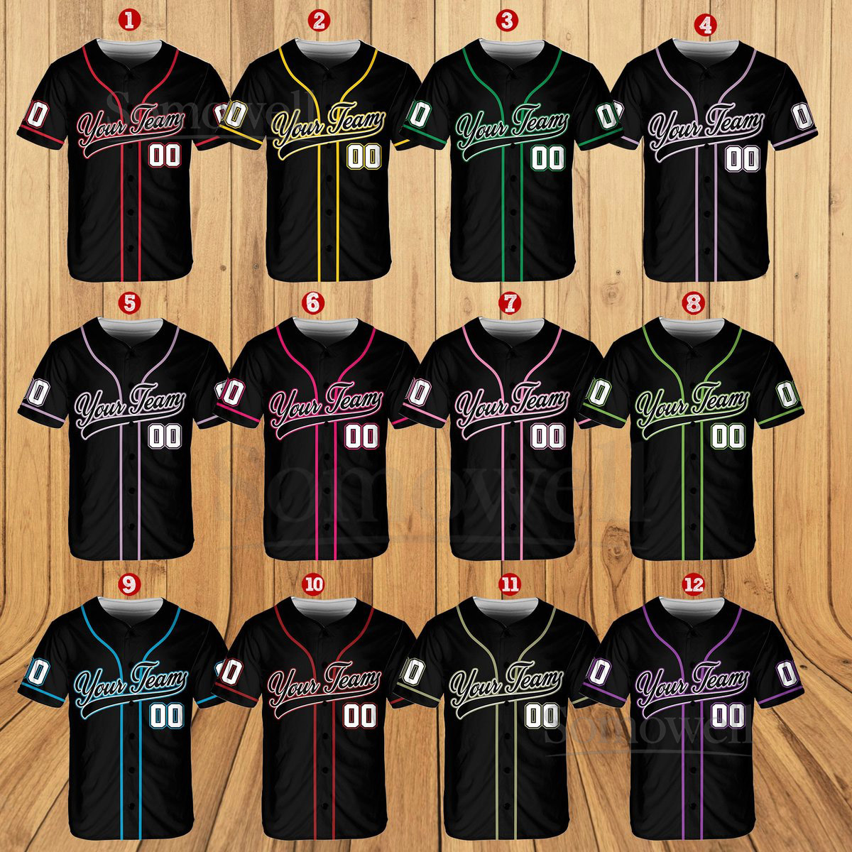 Personalized Team Name And Number Baseball Jersey Custom Baseball Jersey Shirt Baseball Jersey Uniform For Baseball Fans Baseball Lovers_508