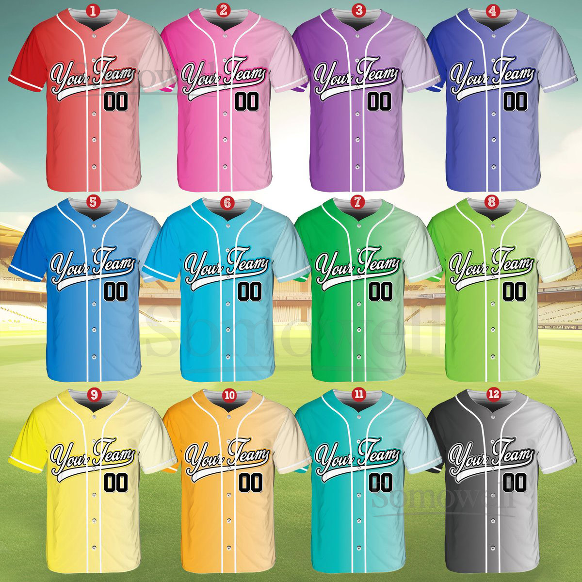 Personalized Team Name And Number Baseball Jersey Custom Baseball Jersey Shirt Baseball Jersey Uniform For Baseball Fans Baseball Lovers_511