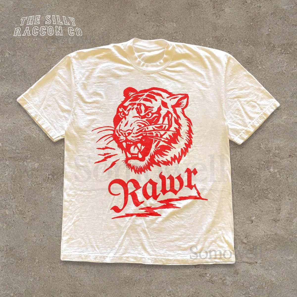 Vintage Roaring Tiger Graphic T-Shirt Retro Wild Animal Tee Old School Tattoo Style 90s Grunge Aesthetic Shirt Comfort Colors Unisex_935