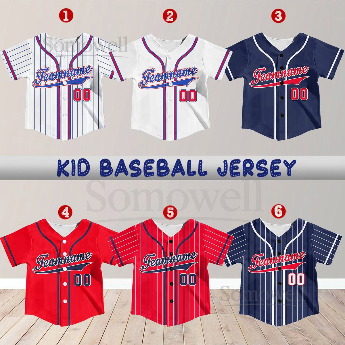 Personalized Name And Number Baseball Jersey Custom Kid Youth Baseball Jersey Shirt Baseball Jersey Uniform For Baseball Fans Lovers_330