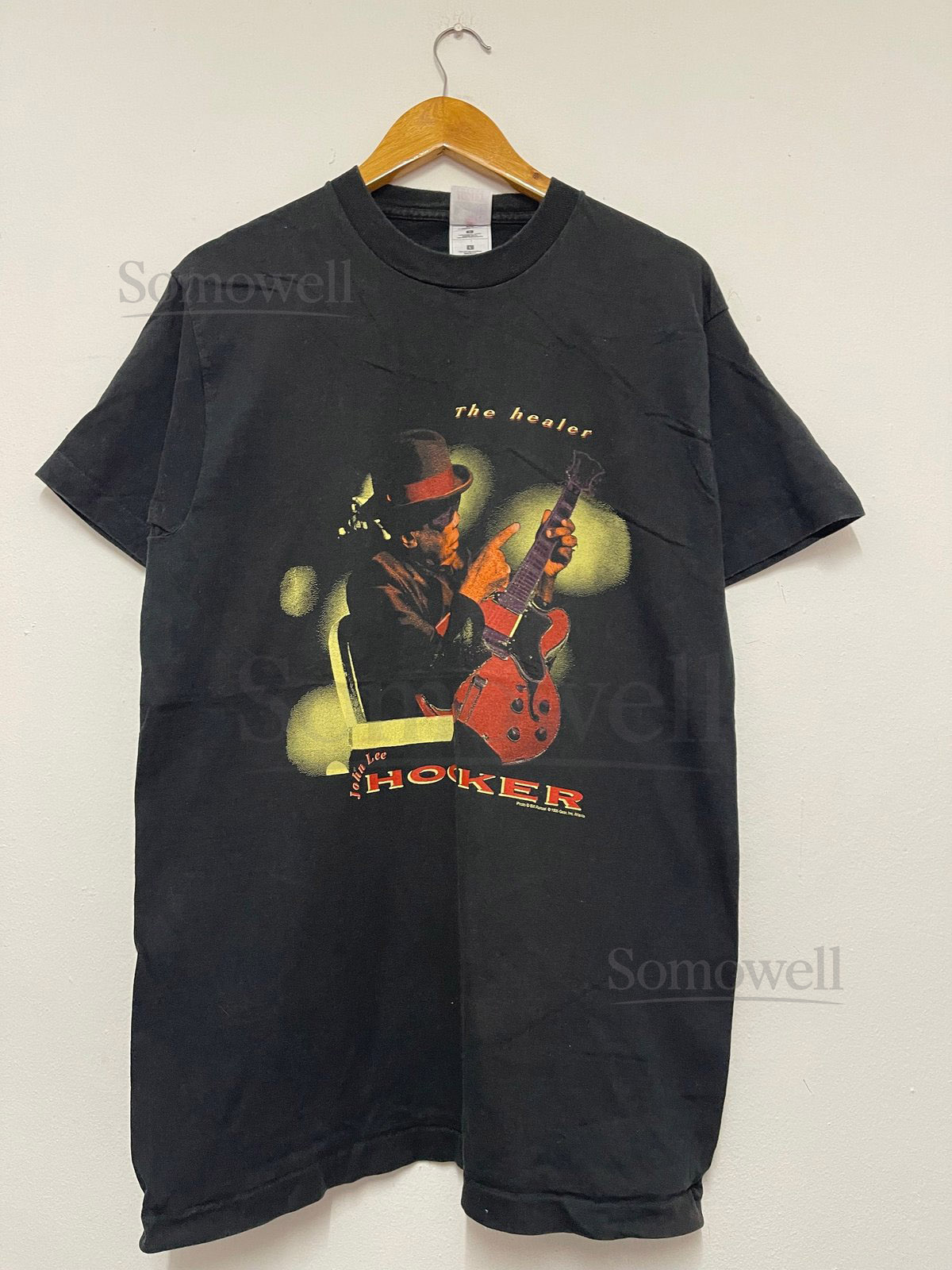 Vintage 90s John Lee Hooker The Healer 1995 Blues Music Ambient Experimental Bill Reitzel Fotofolio Delta Blues Black L_686