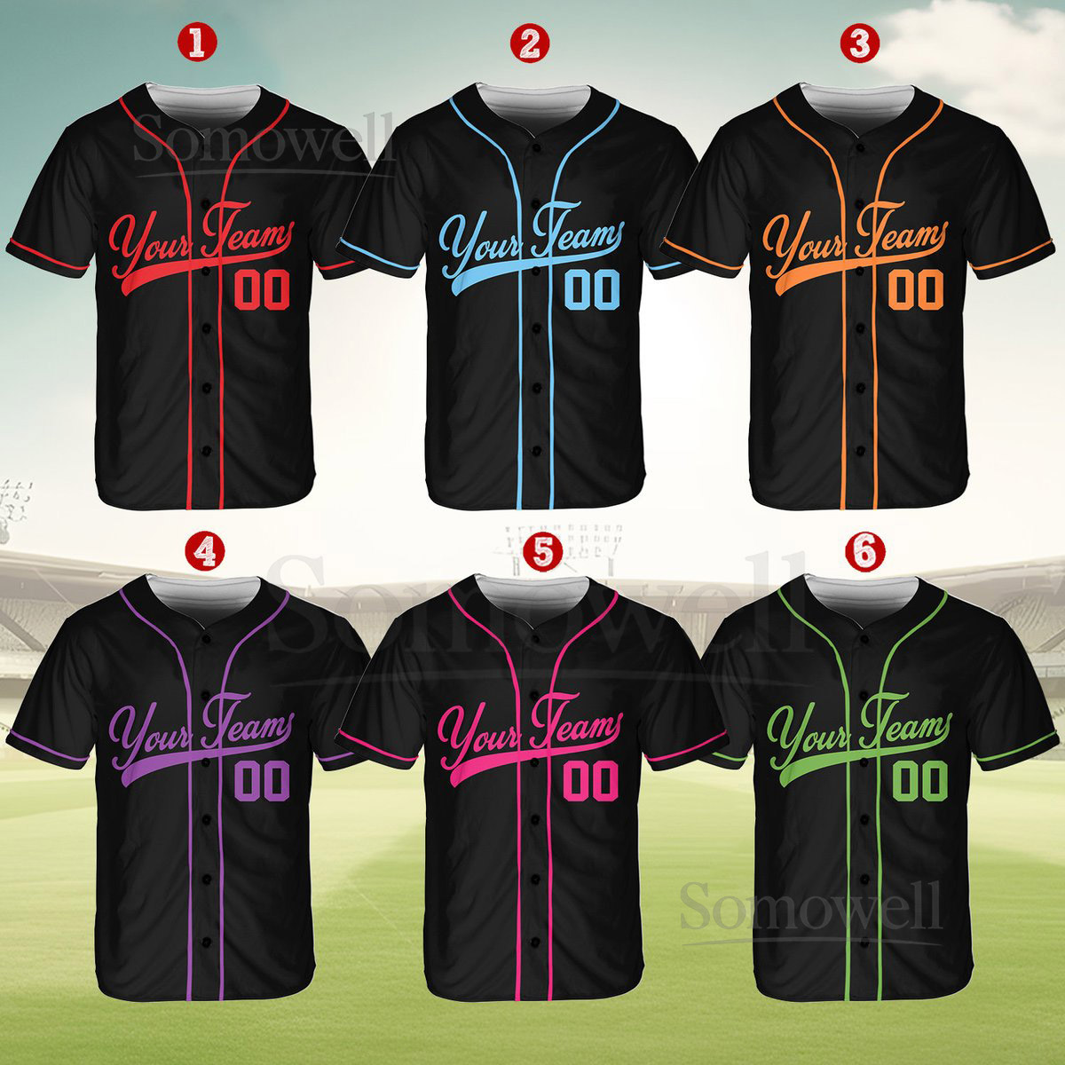 Personalized Team Name And Number Baseball Jersey Custom Baseball Jersey Shirt Baseball Jersey Uniform For Baseball Fans Baseball Lovers_513