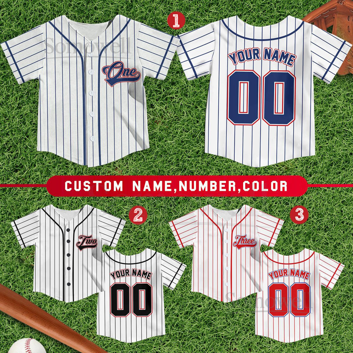 Custom Kid Youth Baseball Jersey Rookie of the Year jersey 1st 2nd 3rd birthday boy baseball jersey custom baseball birth kids boy jersey_007