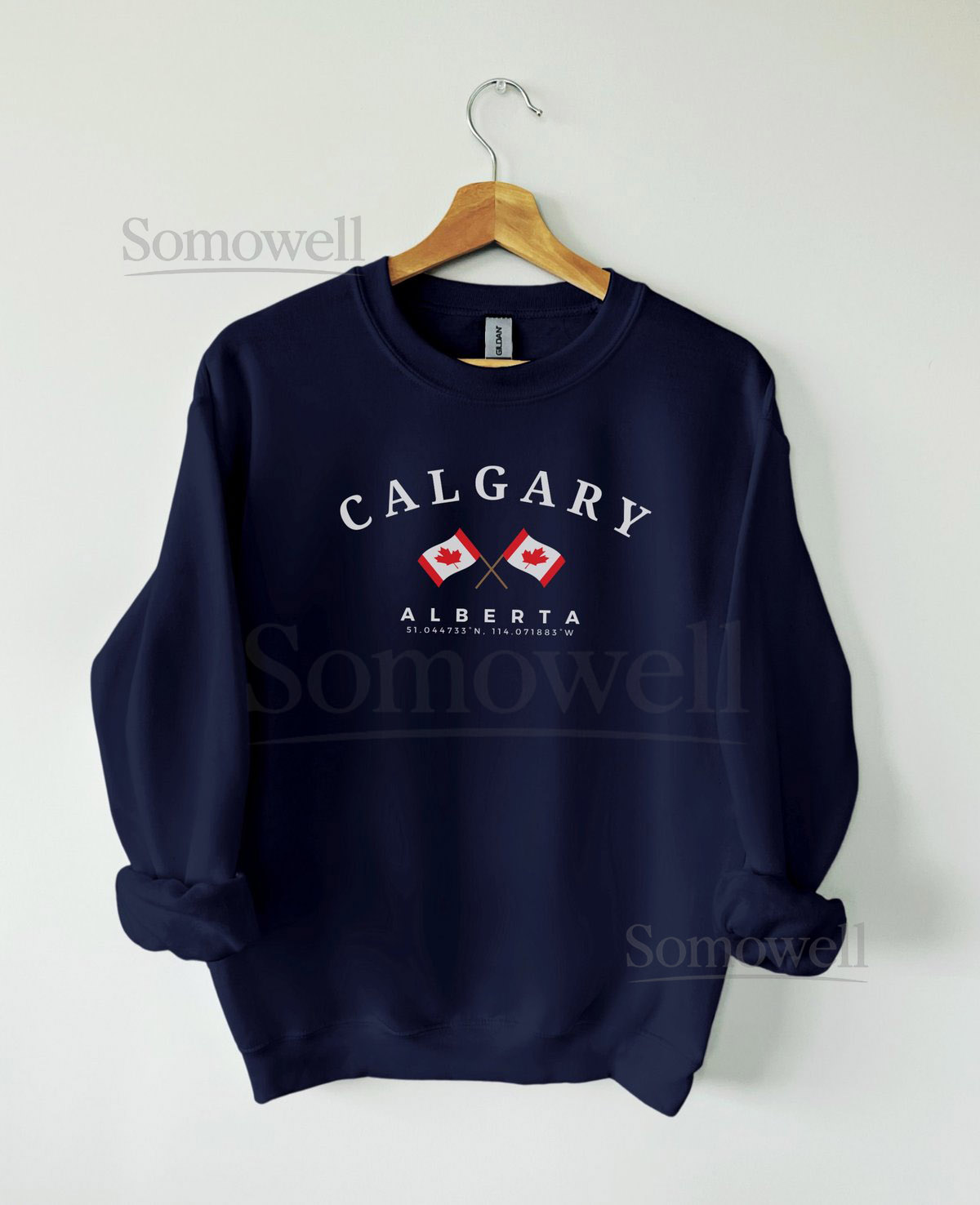 Calgary Sweatshirt Calgary Canada Calgary Shirt Canada Shirt Canadian Calgary style Canada Flag Perfect gift National Flag_30