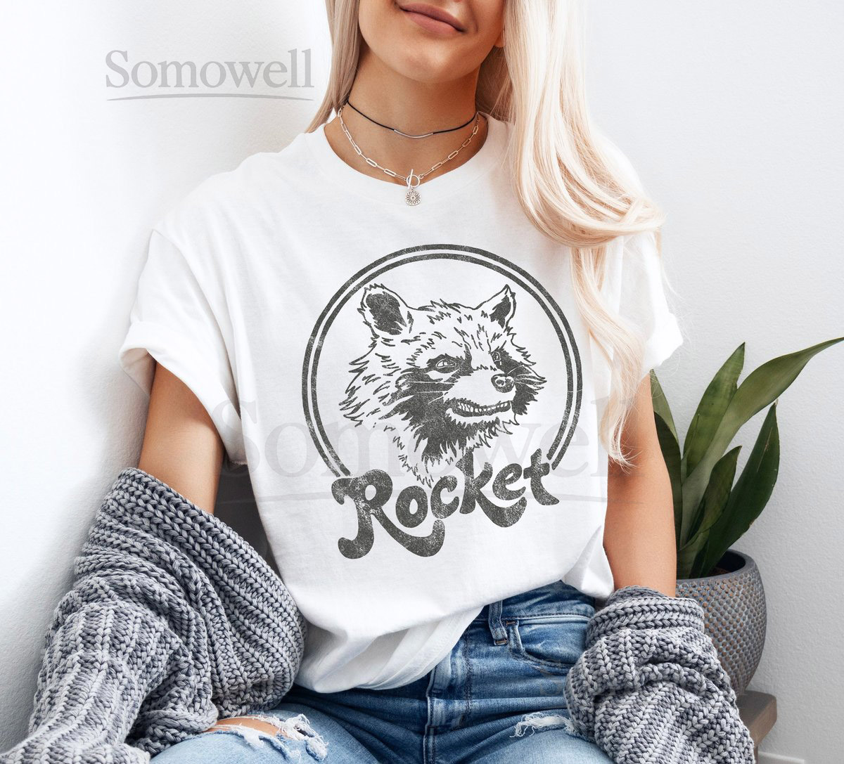 Marvel Guardians Of The Galaxy Rocket Circle Portrait T-Shirt Rocket Raccoon Shirt Disneyland Family Matching Shirt Marvel Holiday Gift_616