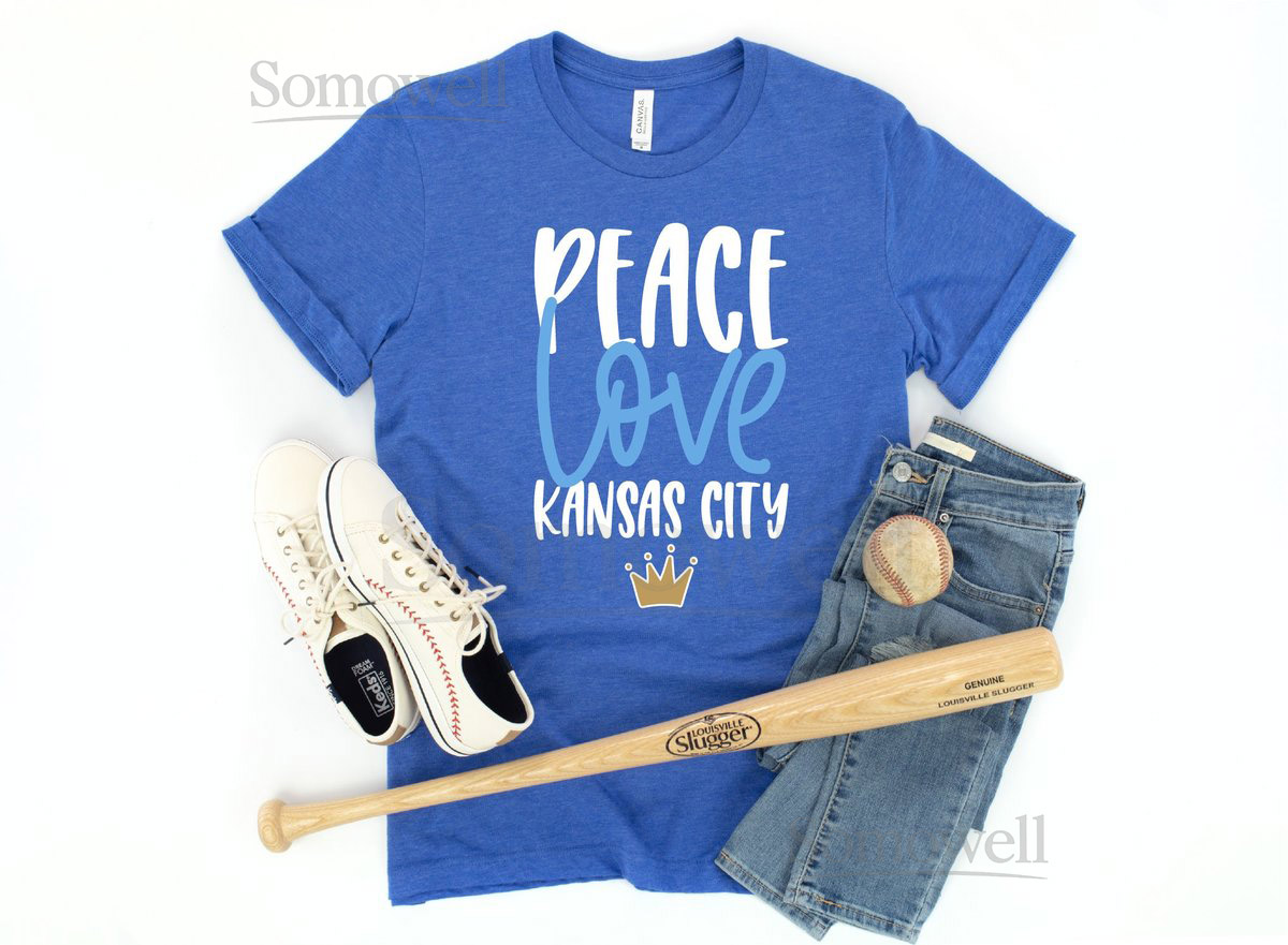 Peace Love KC Royal Edition T-Shirt_698