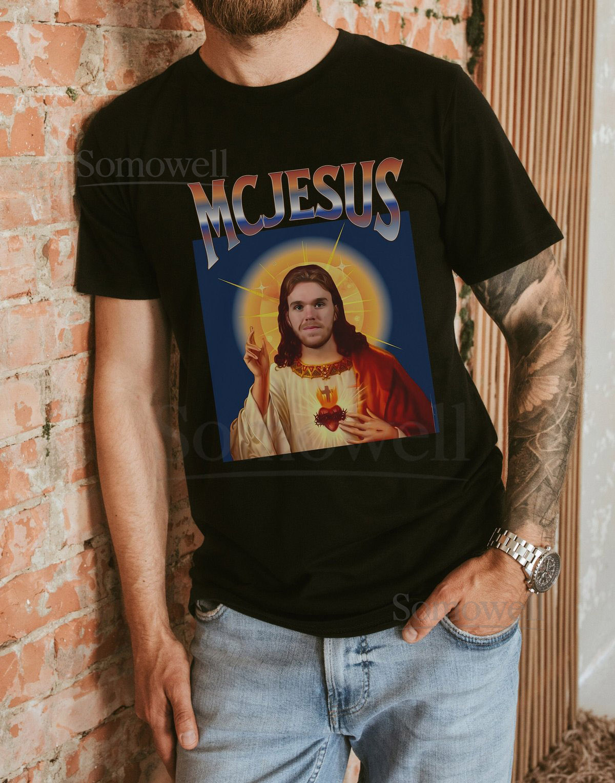 Connor McJesus Retro Vintage Unisex shirt sweatshirt Oilers McDavid Fan Unisex Shirt Hoodies_38