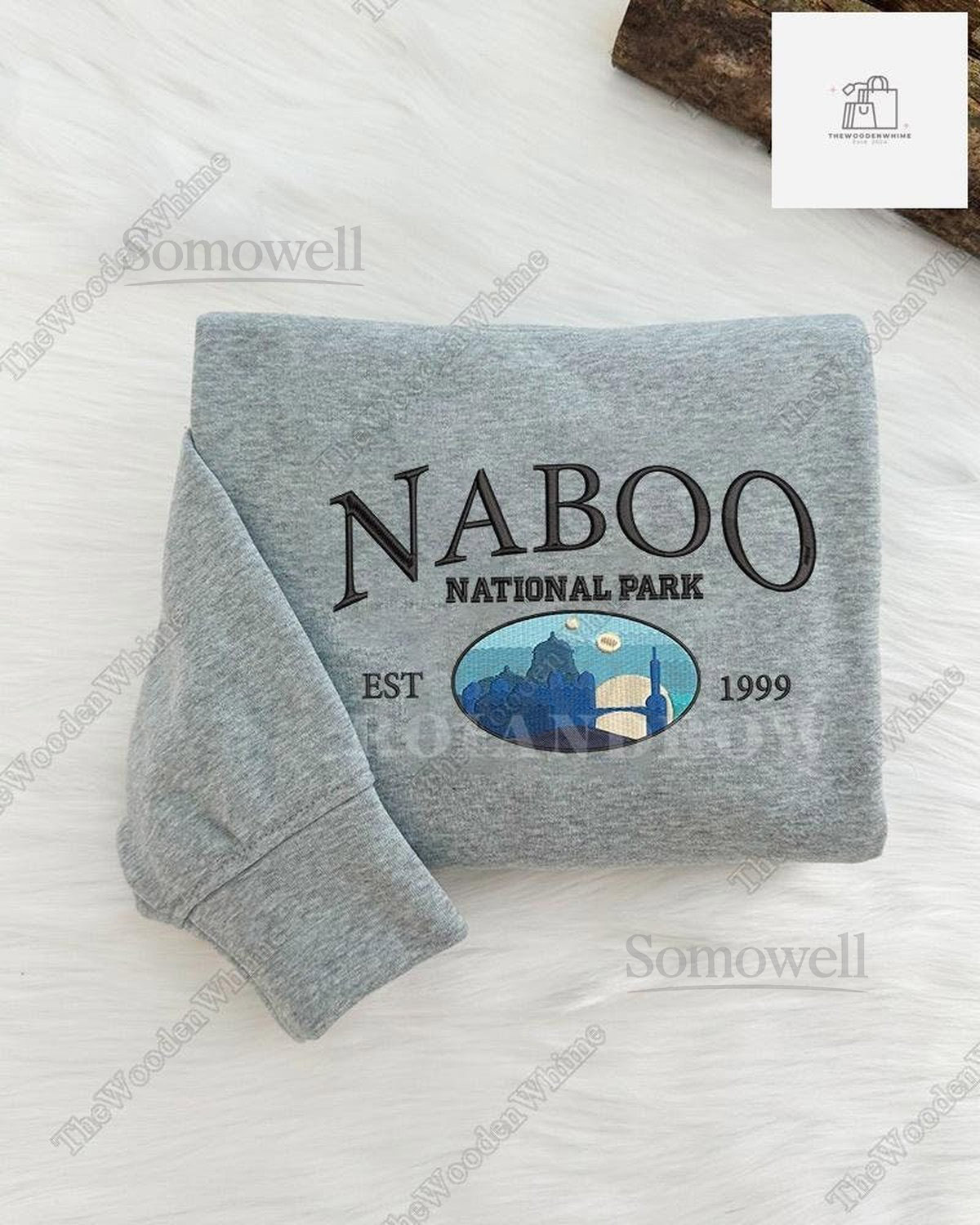 Naboo National Park Embroidered Shirt Star Wars Embroidered Sweatshirt Star Wars Embroidered Hoodie Disney Embroidered Hoodie_129