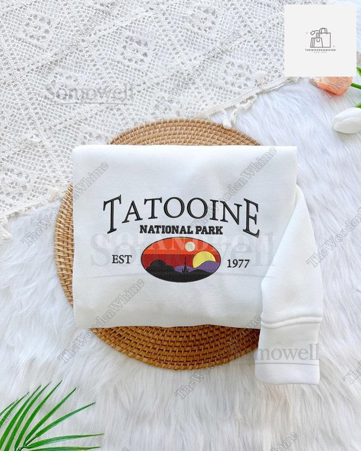 Star Wars Embroidered Sweatshirt Tatooine Sunset Embroidered Sweatshirt Star Wars Embroidered Shirt Disney Embroidered Hoodie_151