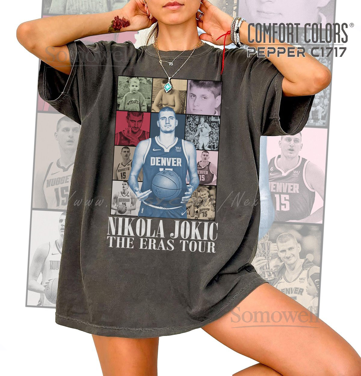 Nikola Jokic Basketball Player Sport The Eras Unisex Softstyle T-Shirt_39