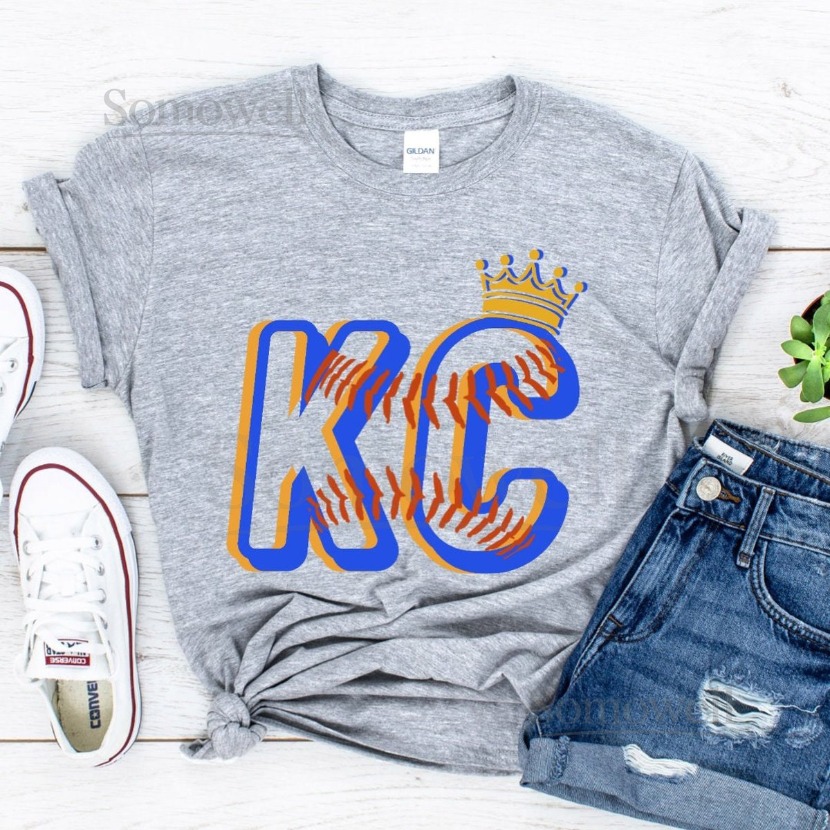 Kansas City Royals Unisex T-Shirt KC Baseball Game Day Tee_442