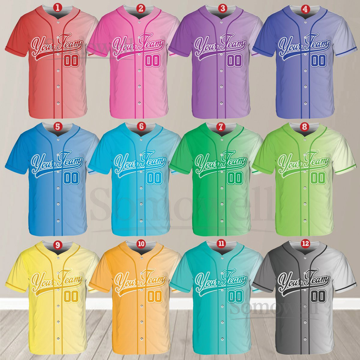 Personalized Team Name And Number Baseball Jersey Custom Baseball Jersey Shirt Baseball Jersey Uniform For Baseball Fans Baseball Lovers_516