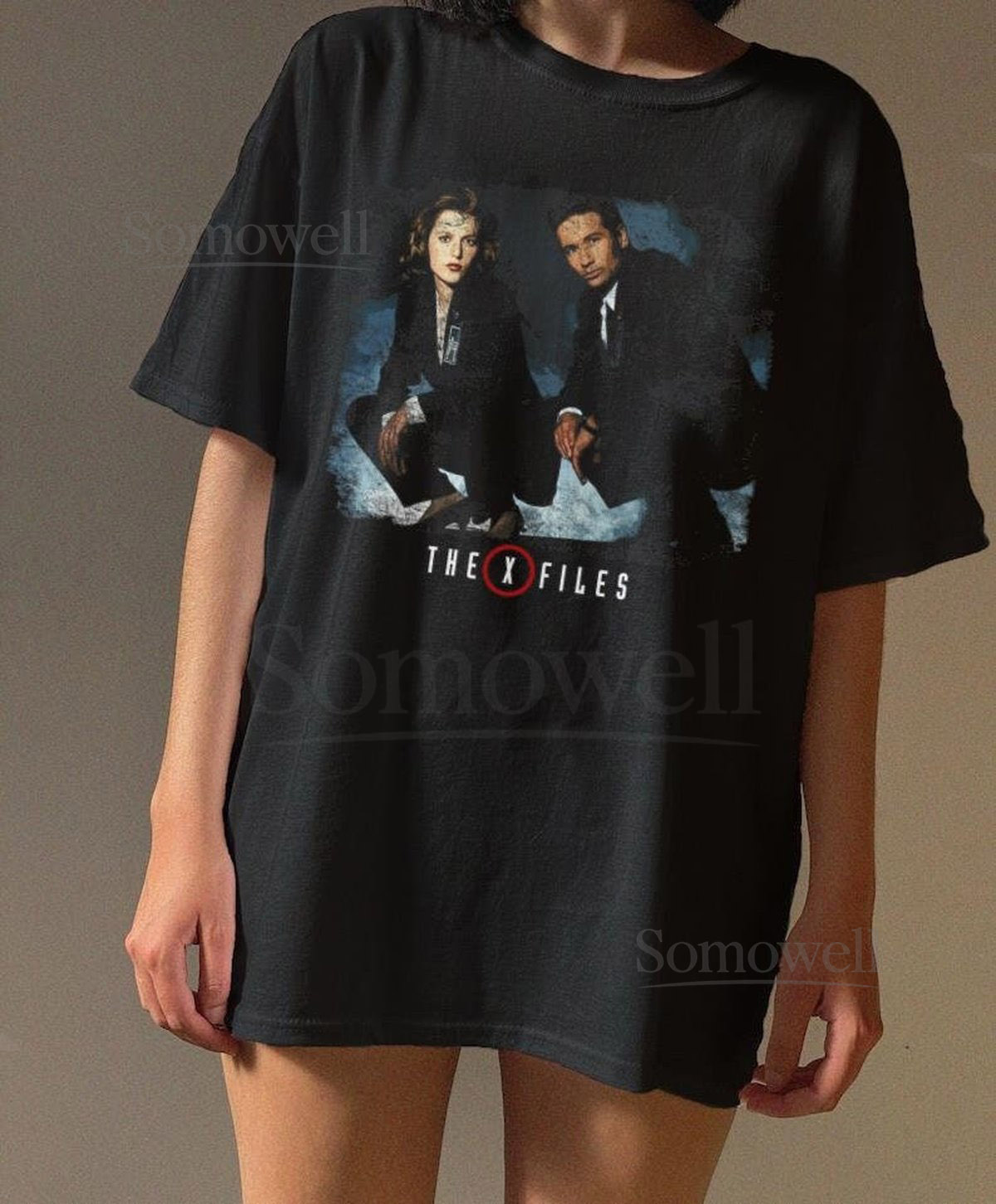 The X-Files T-Shirt Scully and Mulder Graphic Tee - Y2K Style_259