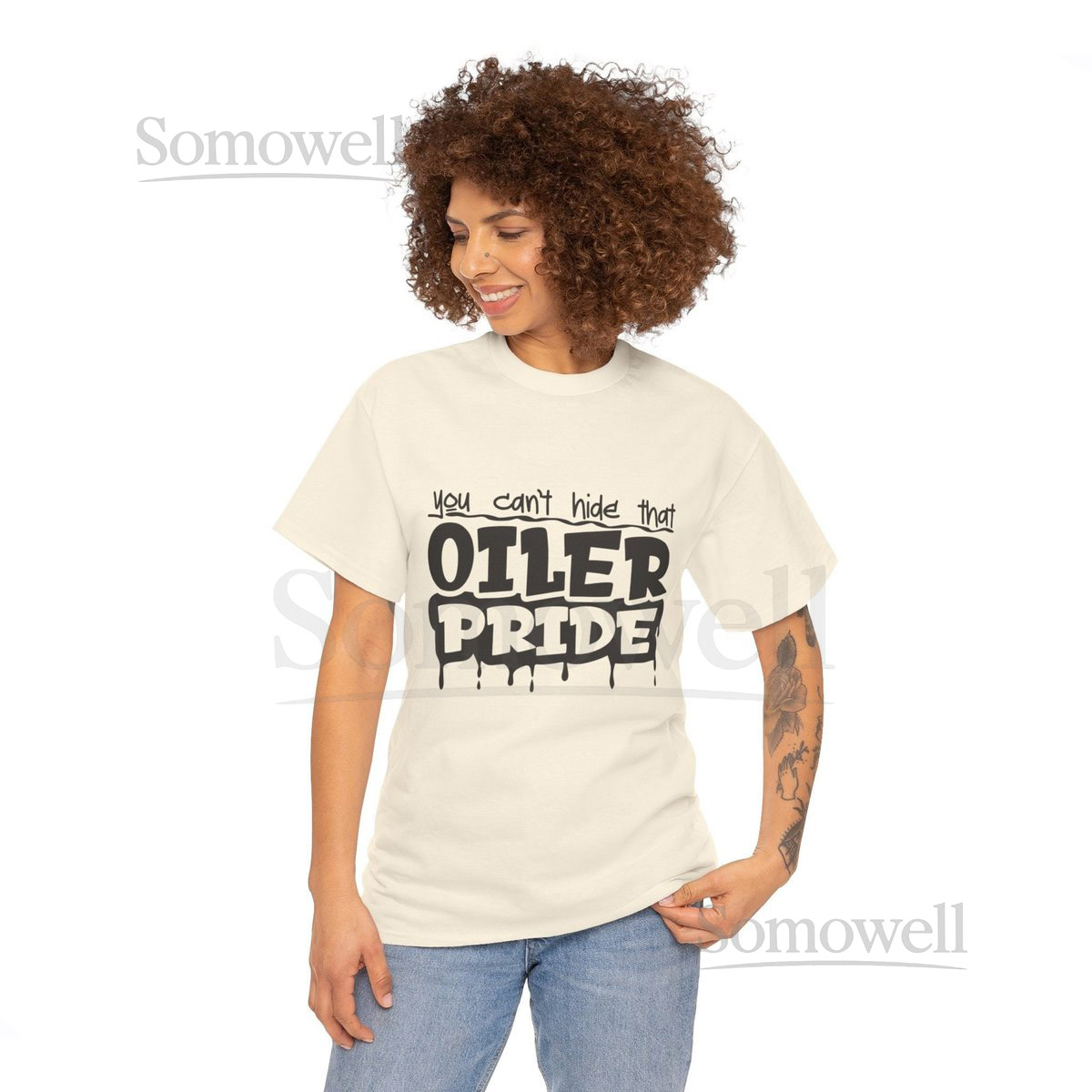 You Can't Hide That Oiler Pride Unisex Heavy Cotton Tee_451