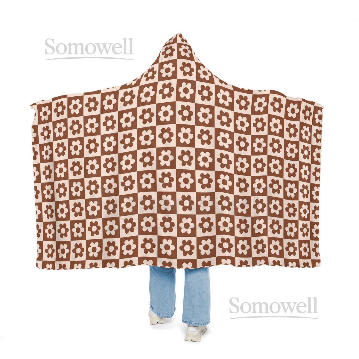 Flower Hooded Blanket Flower Blanket Wearable Blanket Hoodie Blanket Snuggle Blanket Sherpa Blanket Fleece Blanket_38