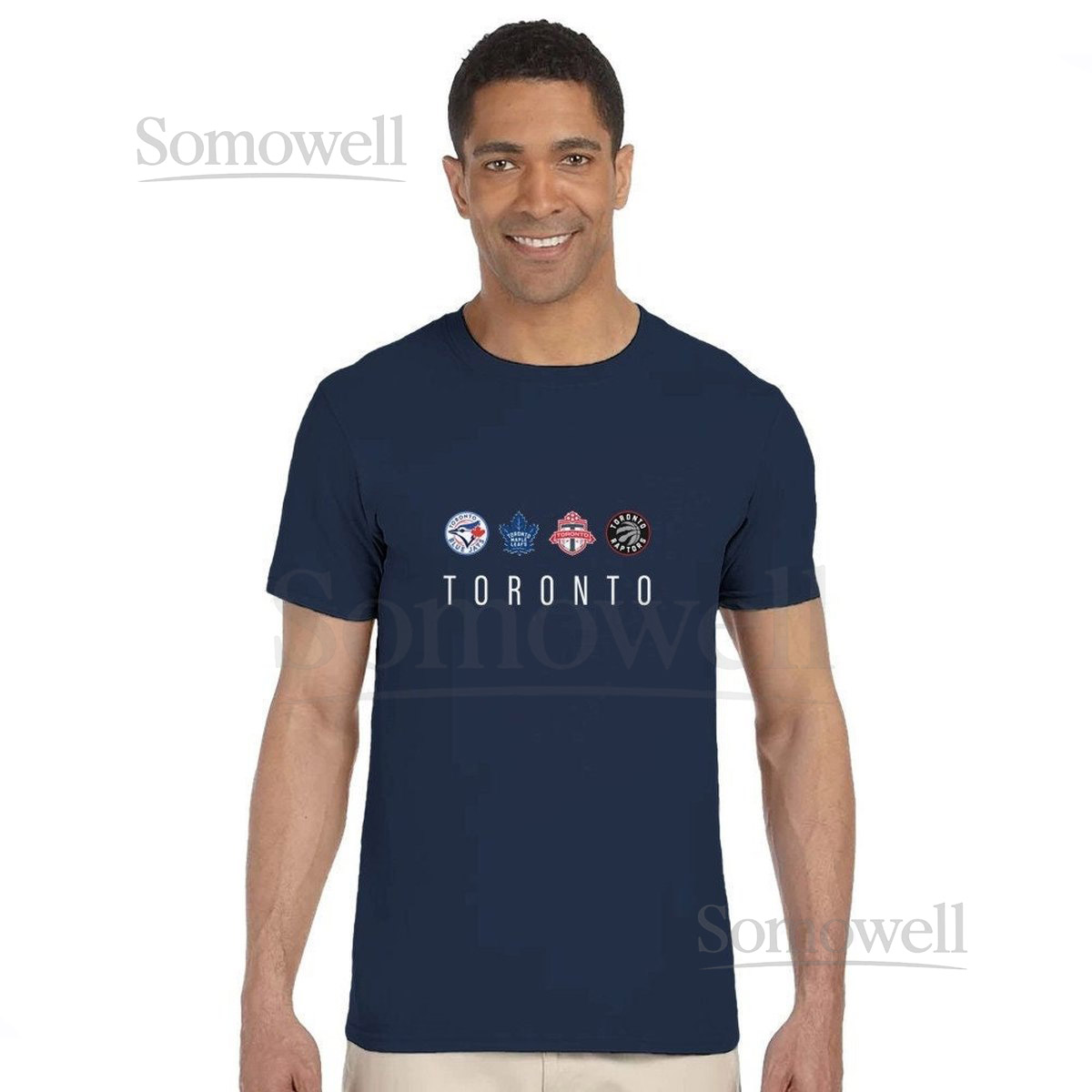 Toronto Sports Teams Blue Jays Maple Leafs Toronto FC Raptors 100 Cotton_942