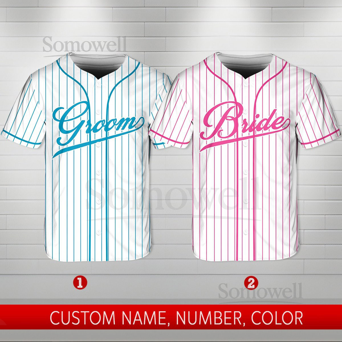 Personalized Bride And Groom Baseball Jersey Custom Matching Couple Jersey Baseball Jersey For Engagement Married Couple Wedding Jersey_052