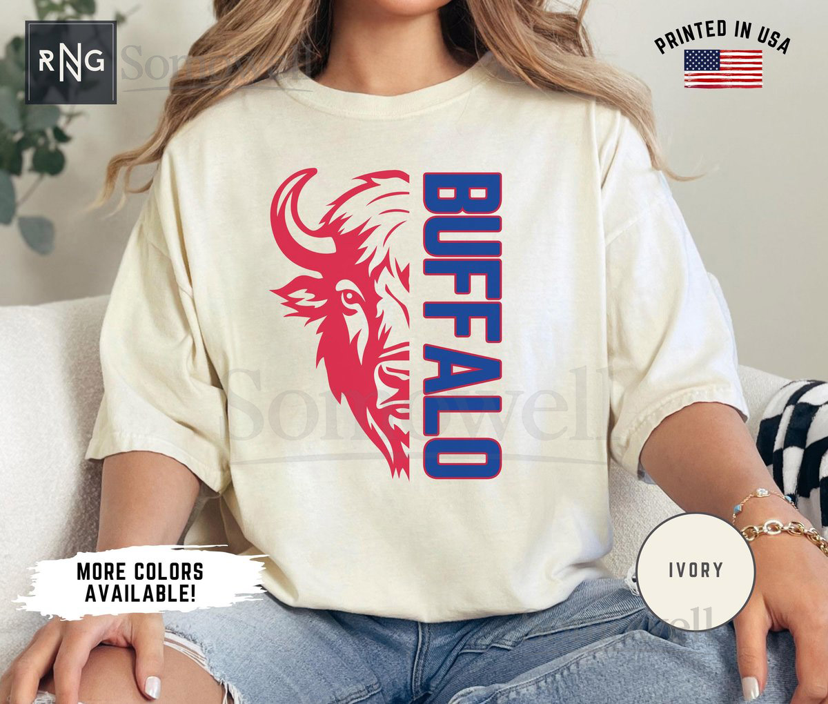 Buffalo Football Shirt Bills Football Shirt Buffalo Football Apparel Buffalo Sports Apparel Retro Bills Football Gift Bills Fan Apparel_282