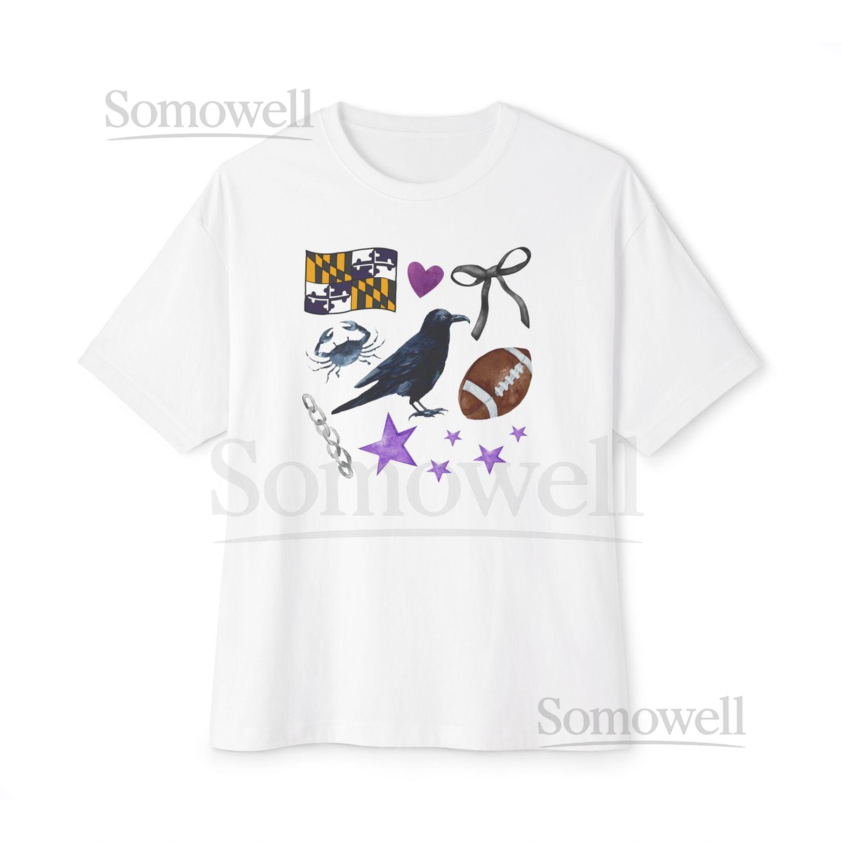 Ravens Football Shirt Baltimore Tshirt Baltimore Ravens Apparel Cute Womens Ravens Football Shirt Ravens Football Baltimore City Shirt_832