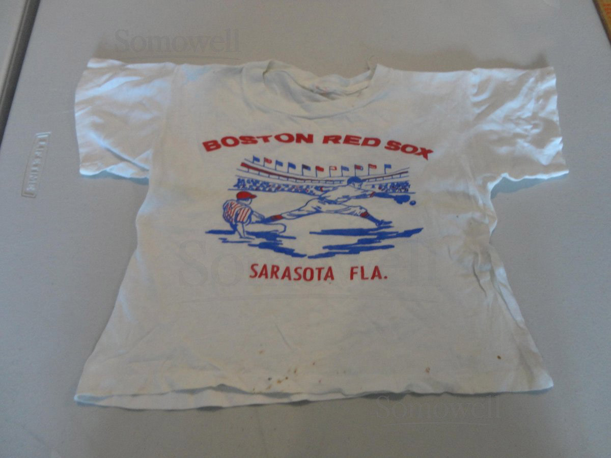Vintage 60's Boston Red Sox Baseball 1960's Single Stitch T shirt Toddler size 4_607