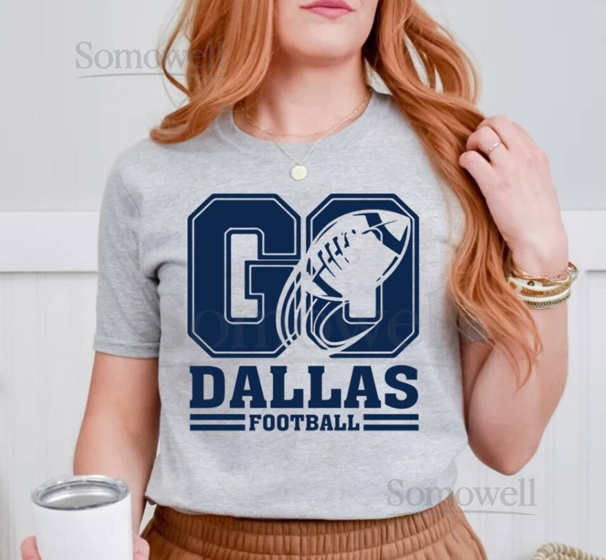 Go Dallas Football Vintage Comfort Color Unisex Tshirt Dallas Football Team Shirt Lets Go Dallas Tee American Football Gameday Shirt_396
