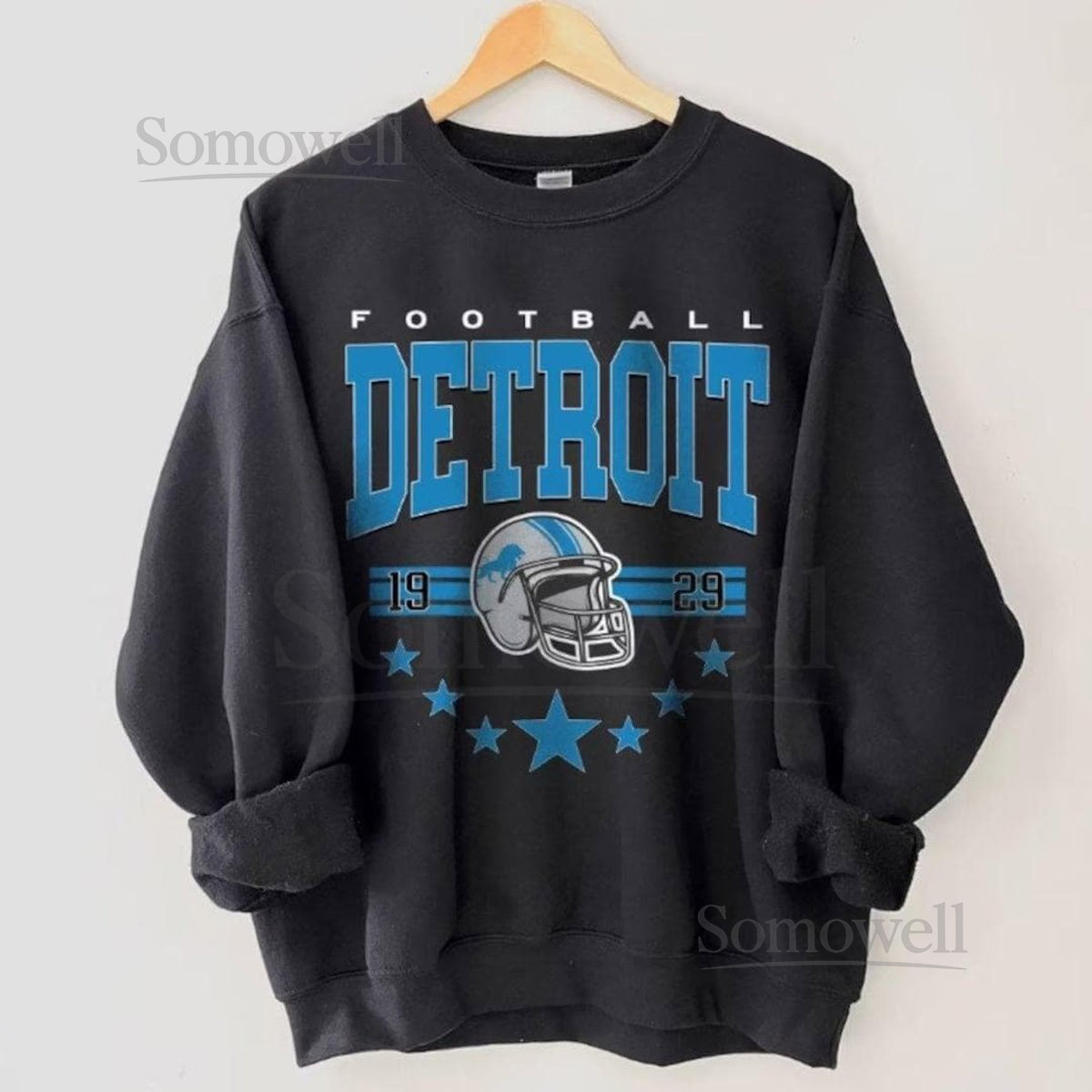 Detroit Football Shirt Detroit Football Sweatshirt Vintage Style Detroit Football shirt Sunday Football_129