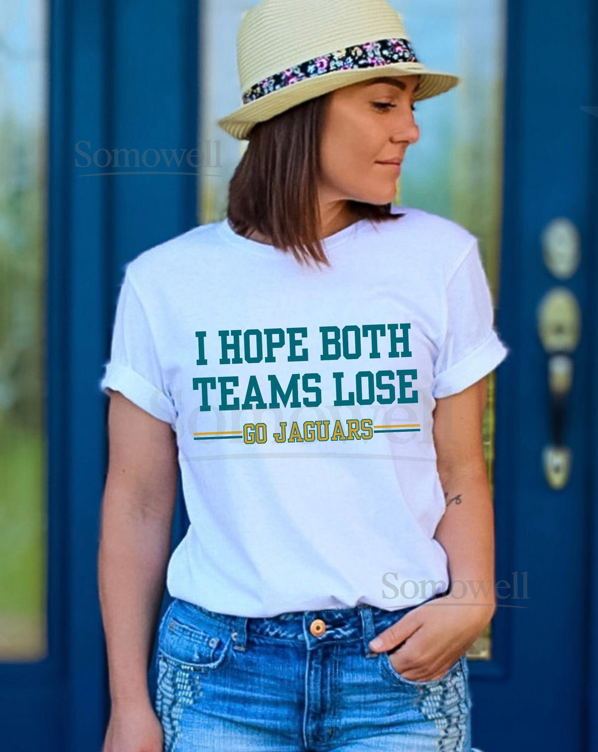 I Hope Both Teams Lose - Go Jaguars Unisex Softstyle T_422