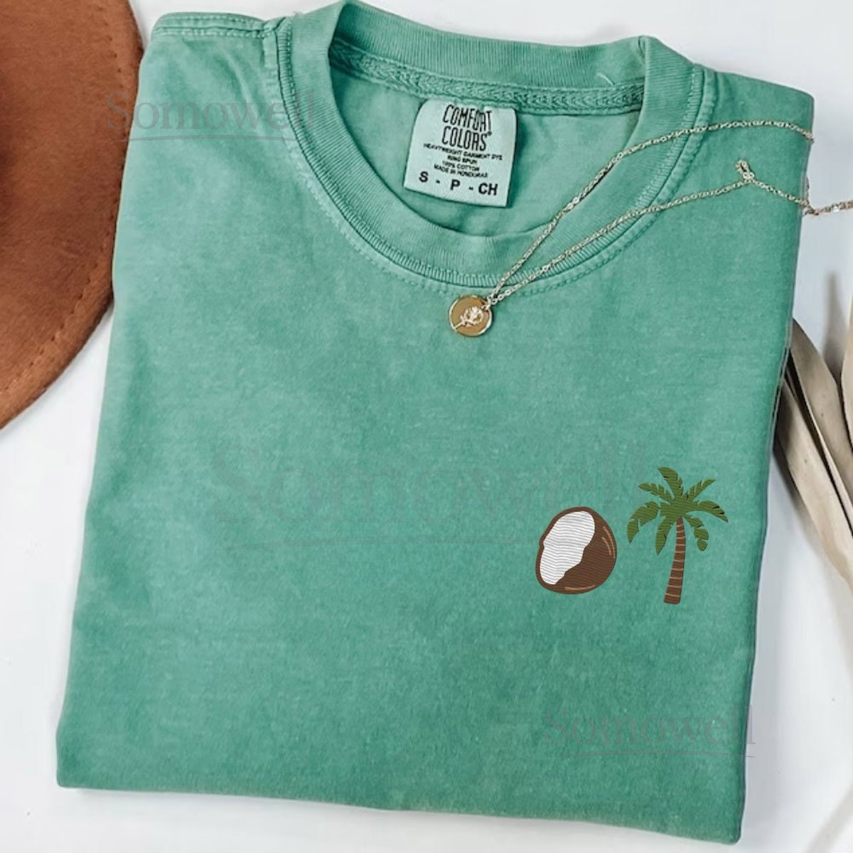 Kamala Harris 2024 Embroidered Shirt Coconut Tree Design Presidential Election Tee Women Men Unisex - Female President Shirt You Think_134