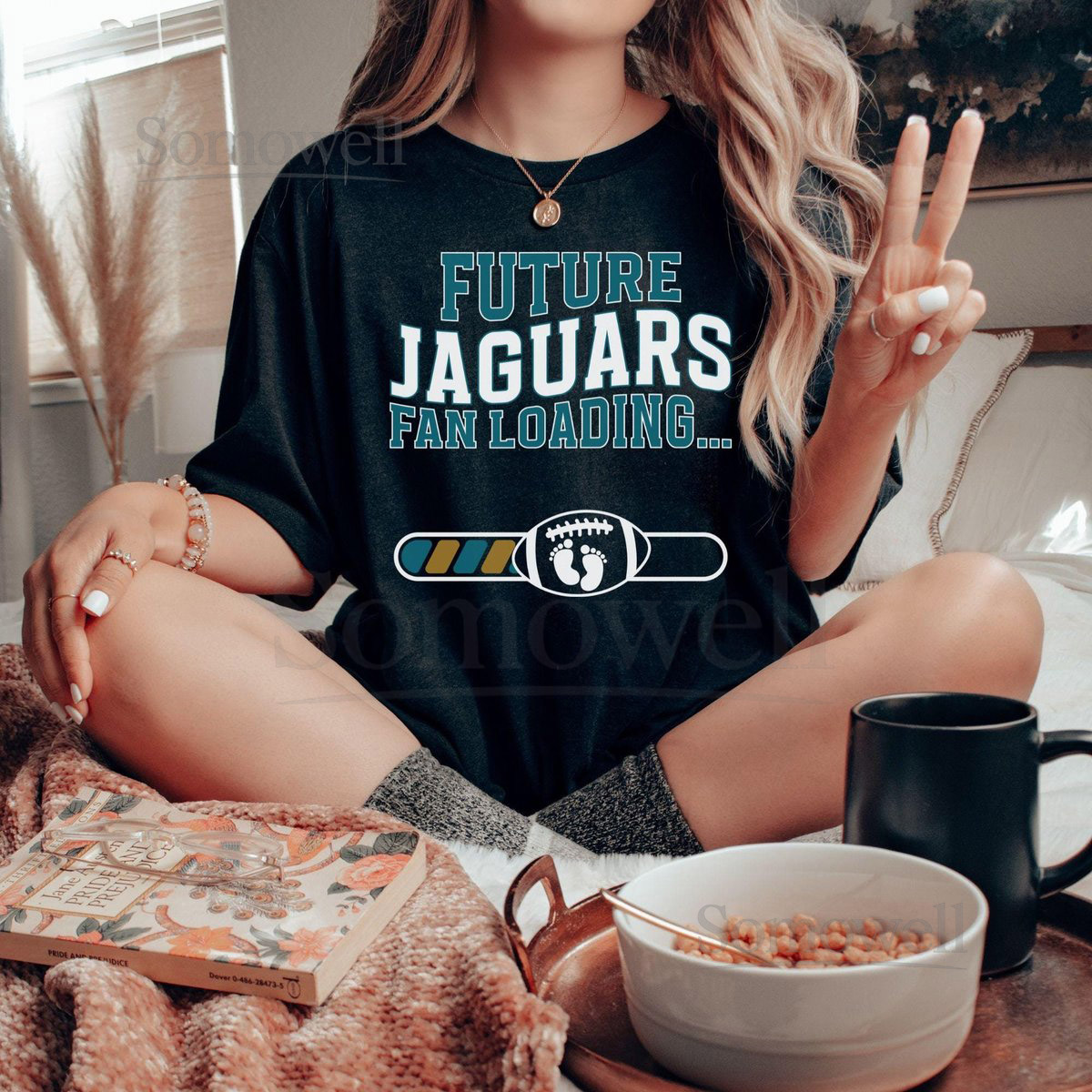Future Jaguars Fan Loading Shirt Jacksonville Football Pregnancy Announcement Shirt Game Day Maternity Reveal Gift for Sports Fan_150