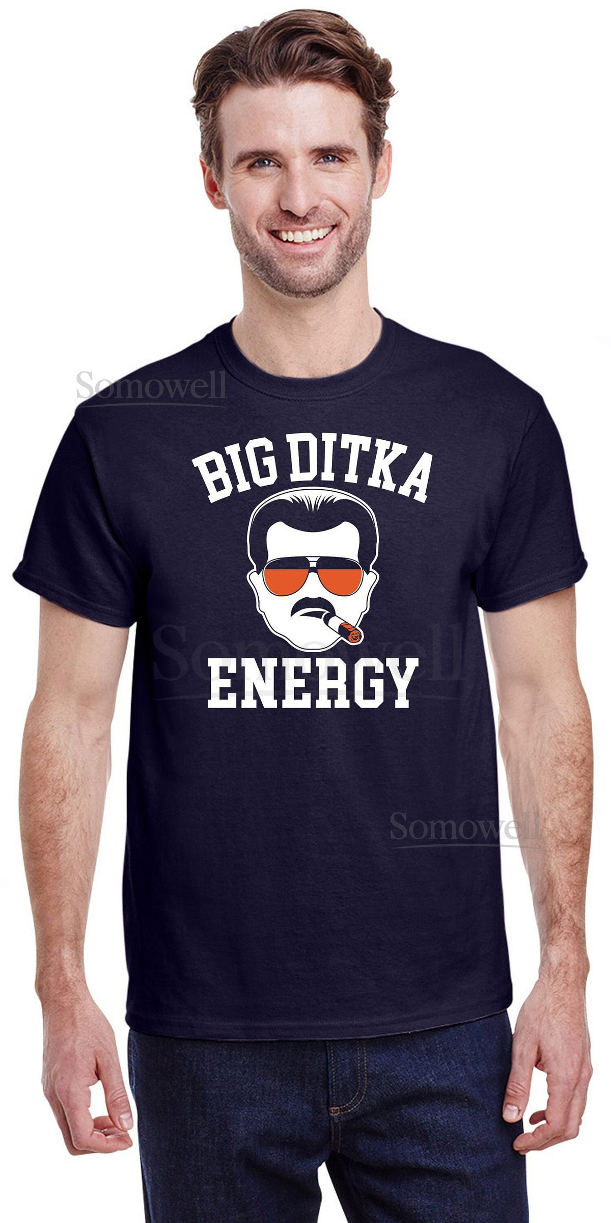 Big Ditka Energy shirt - Funny Mike Ditka tee - Chicago Bears coach - Da Bears_205