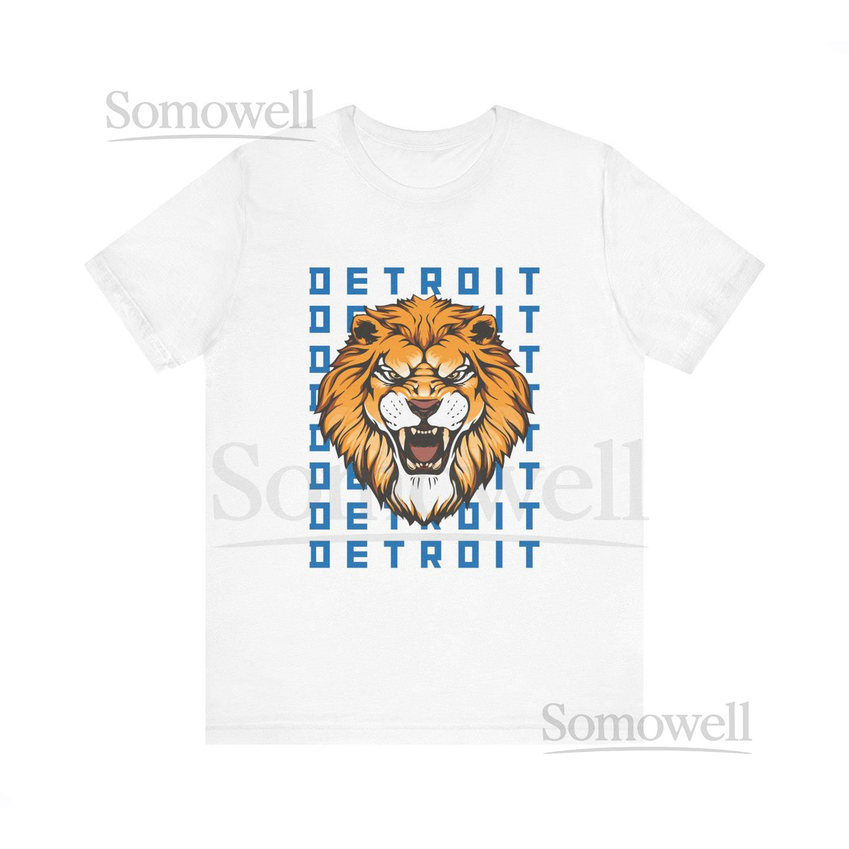 Detroit Lions Unisex Jersey Short Sleeve Tee_313