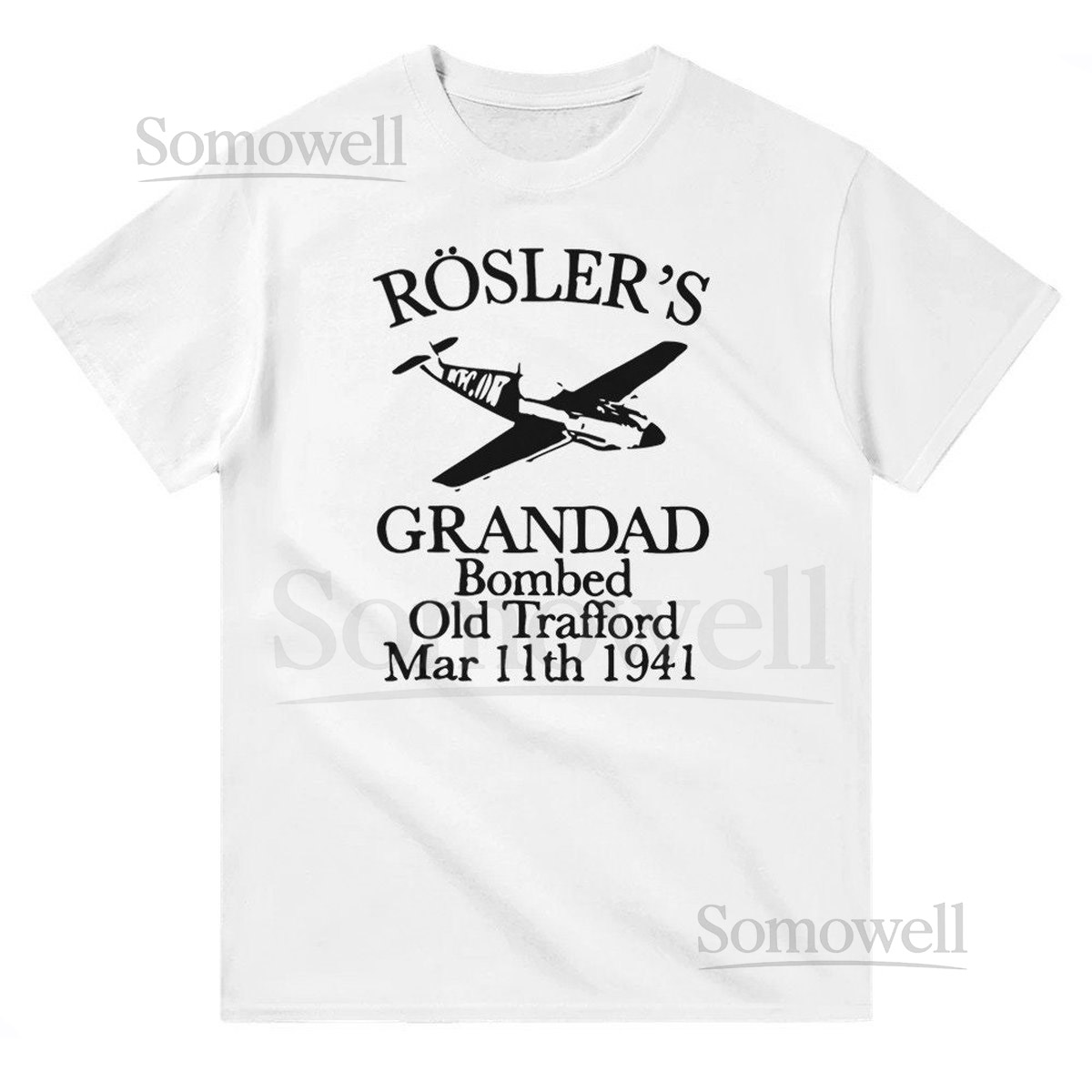 Uwe Rosler Grandad Bombed Old Trafford Heavyweight Unisex Crewneck T-Shirt_376