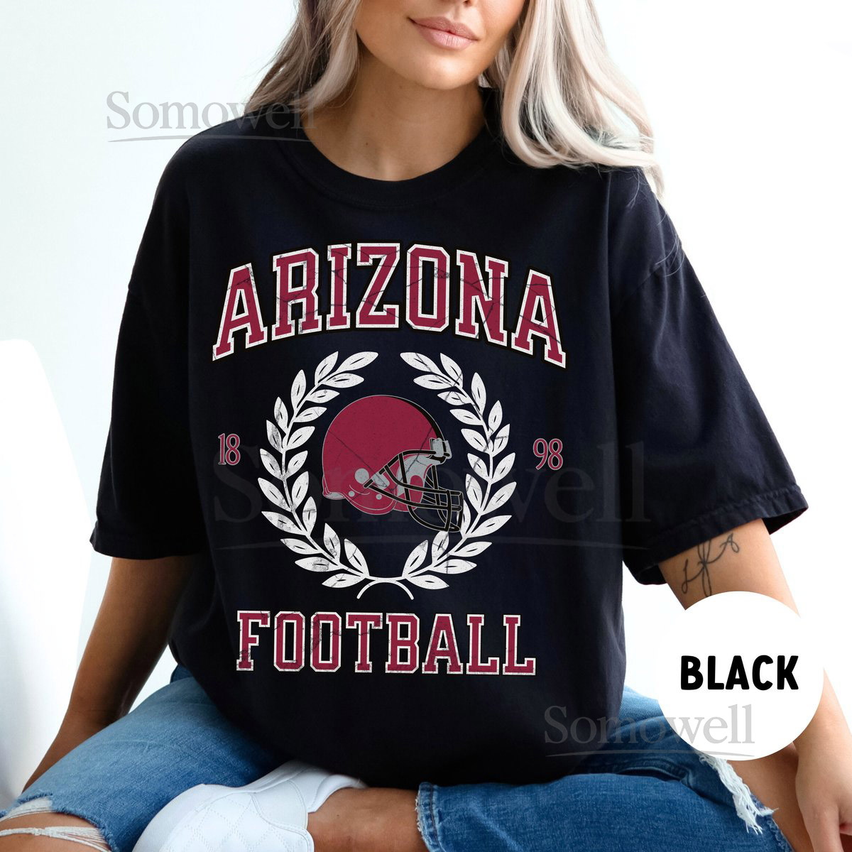 Comfort Colors Arizona Football Shirt Vintage Arizona Football Shirt Retro Cardinal Football Shirt Cardinal Football Gift Cardinal Shirt_575