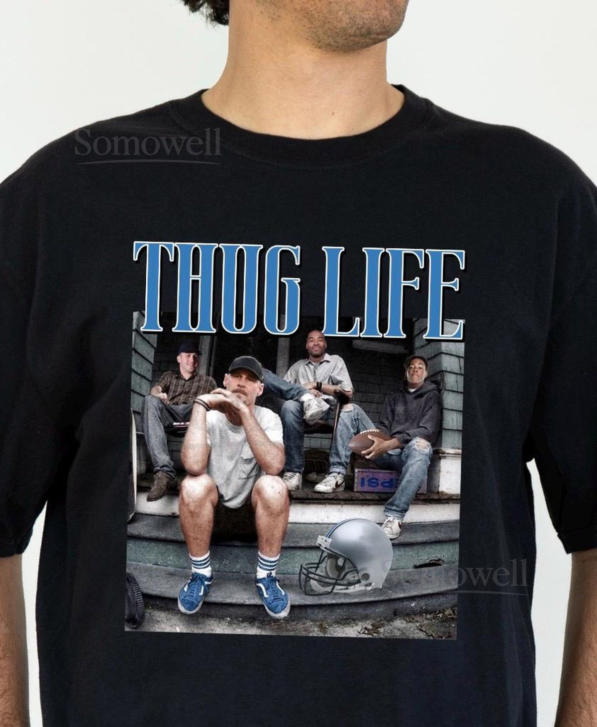 Detroit Thug Life Dan Campbell Shirt Lions Football Hoodie_333
