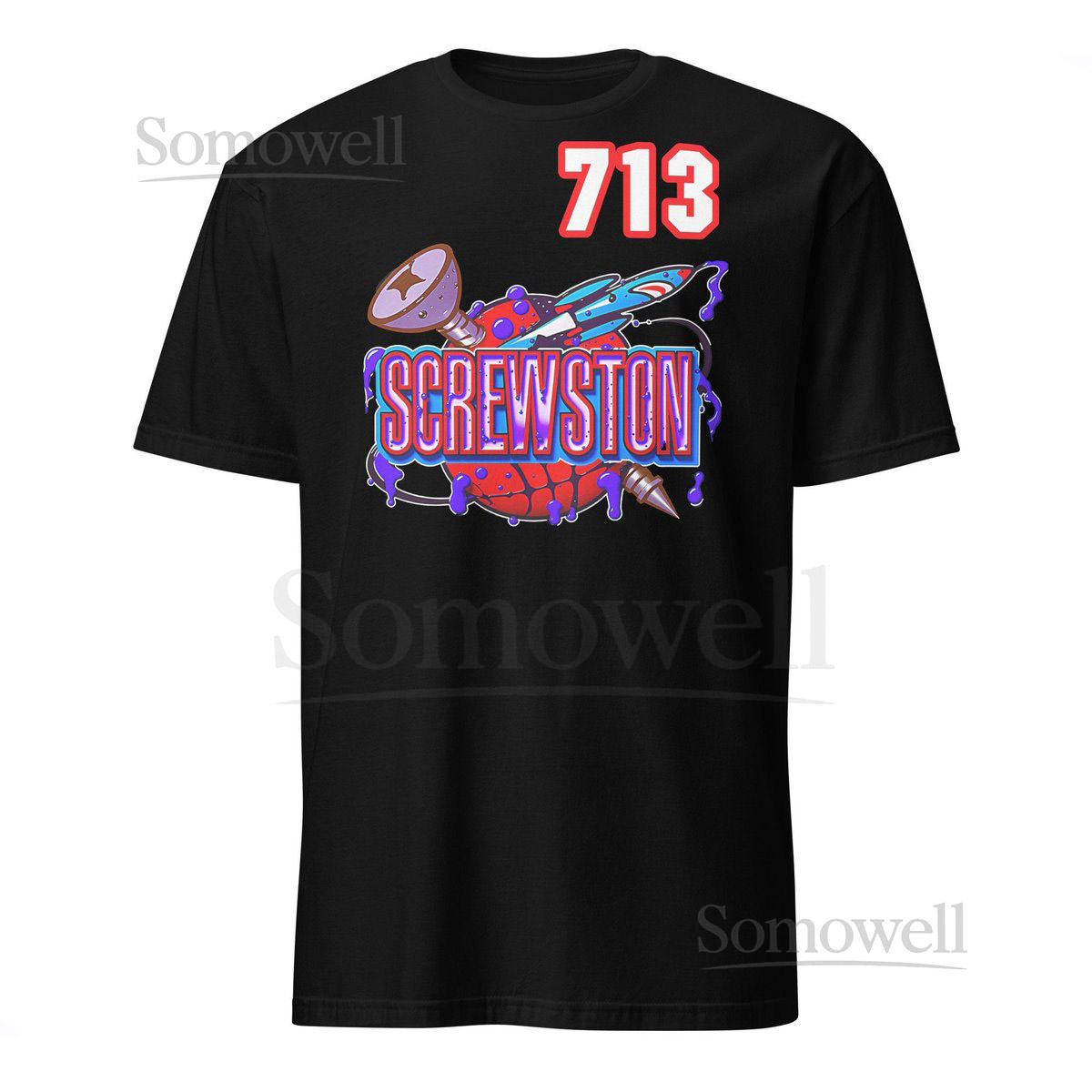 Exclusive Screwston 713 T-Shirt - Limited Edition Houston Streetwe_133