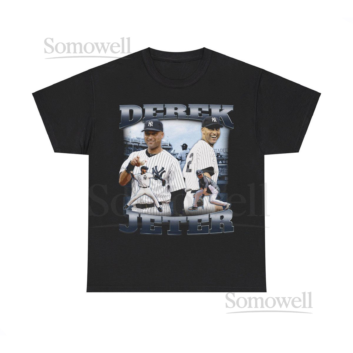 Vintage Retro 90s Graphic Tee - Derek Jeter Rap T-Shirt_523