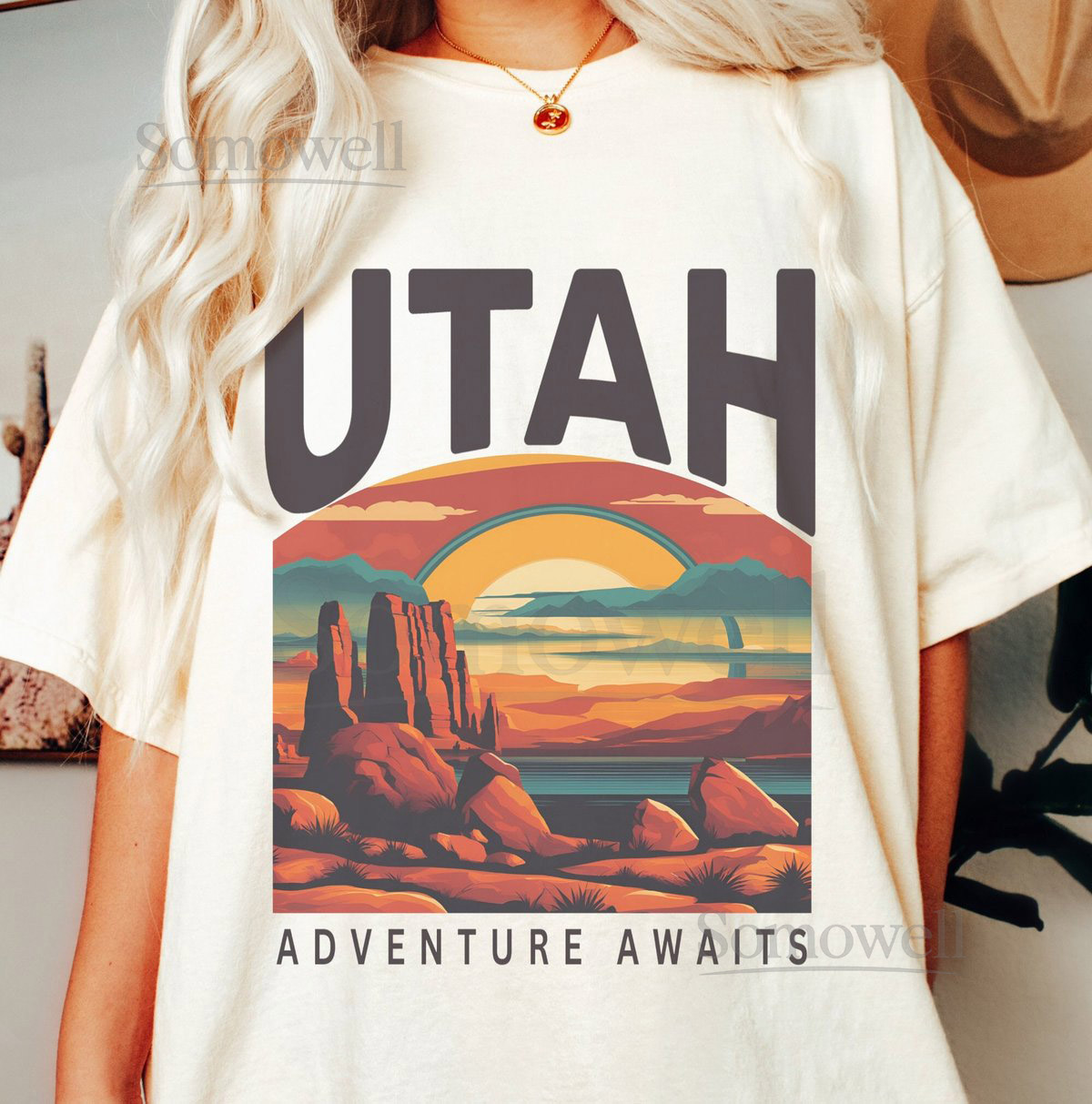 Retro Utah Tshirt Hiking Gift Tee_442