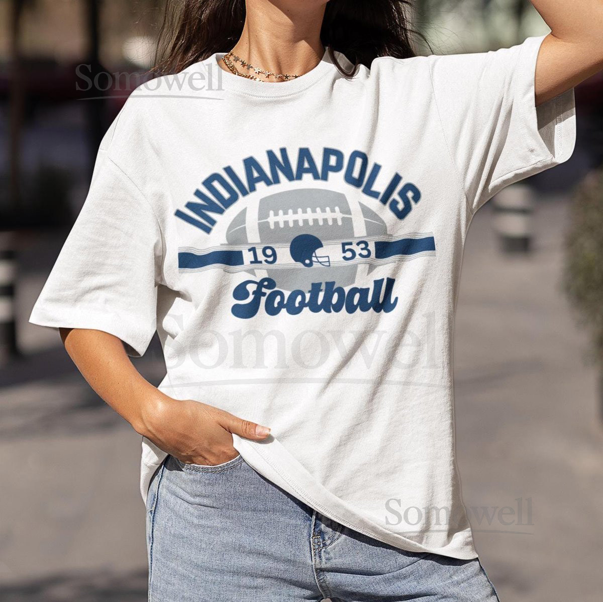 Indianapolis Football Vintage T-Shirt Indianapolis Colt Throwback Tee Unisex Retro Colt Crewneck Shirt Colt Fan Gift Game Day_539