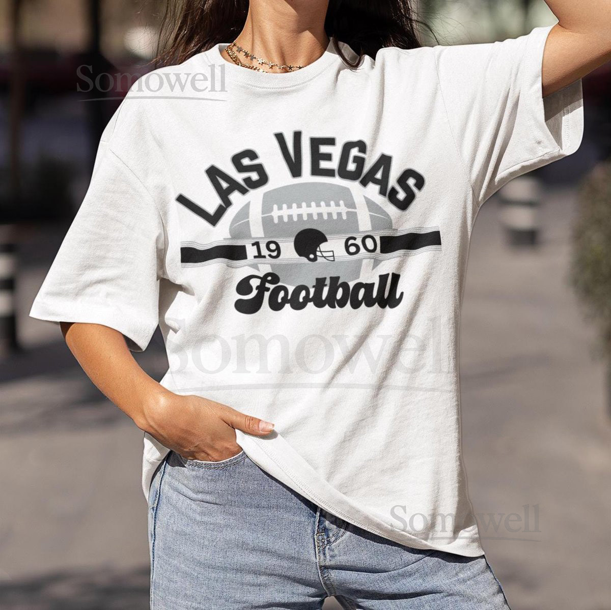 Las Vegas Football Vintage T-Shirt Las Vegas Raider Throwback Tee Unisex Retro Raider Crewneck Shirt Las Vegas Fan Gift Game Day Shirt_471