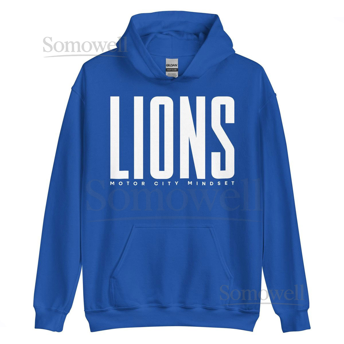 Lions Hoodie Detroit Football Hoodie Sports Apparel T-Shirts Hoodies Lions Blue Hoodie_562
