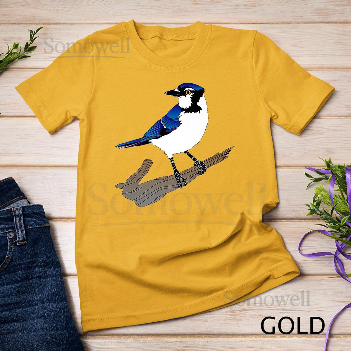 Blue Jay Bird Nature Lover Cute Blue Jay Bird T-Shirt Sweatshirt_91