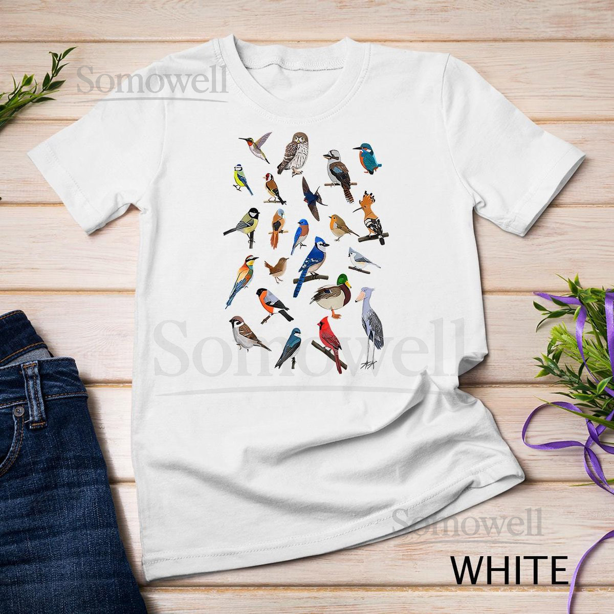 Blue Jay Cardinal Bullfinch Birds Birdlover Animal Biologist T-Shirt Sweatshirt_97