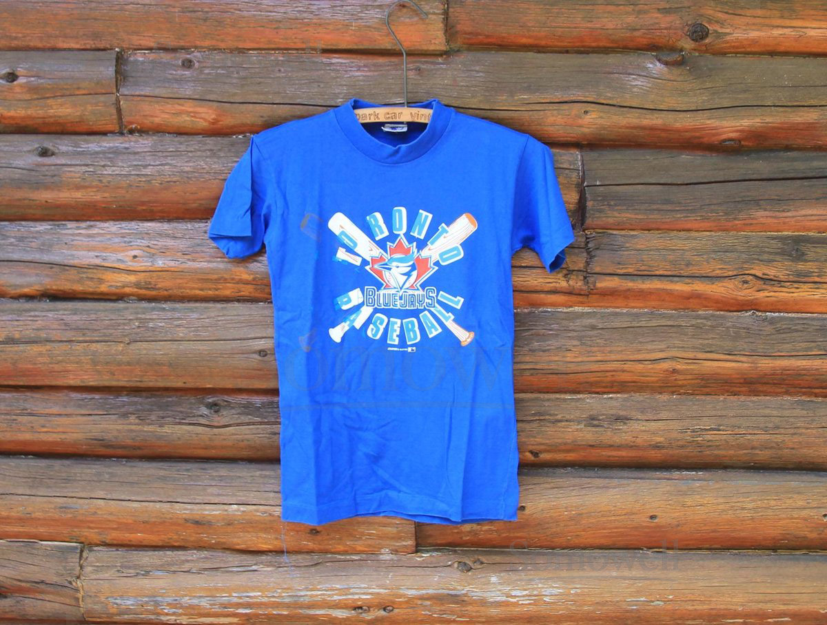 Vintage 1997 Toronto Blue Jays Starter MLB Baseball Youth Kids Size T-Shirt Size Large_1001