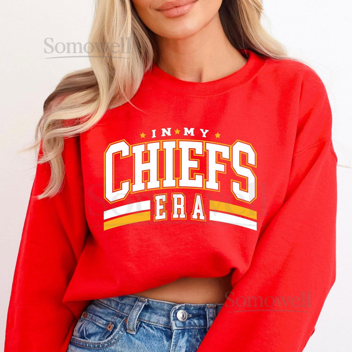 In My Chiefs Era Sweatshirt School Spirit Shirt Football Chiefs Sweatshirt Team Mascot Shirt Football NFL Sweatshirt Football Fan Gifts_28
