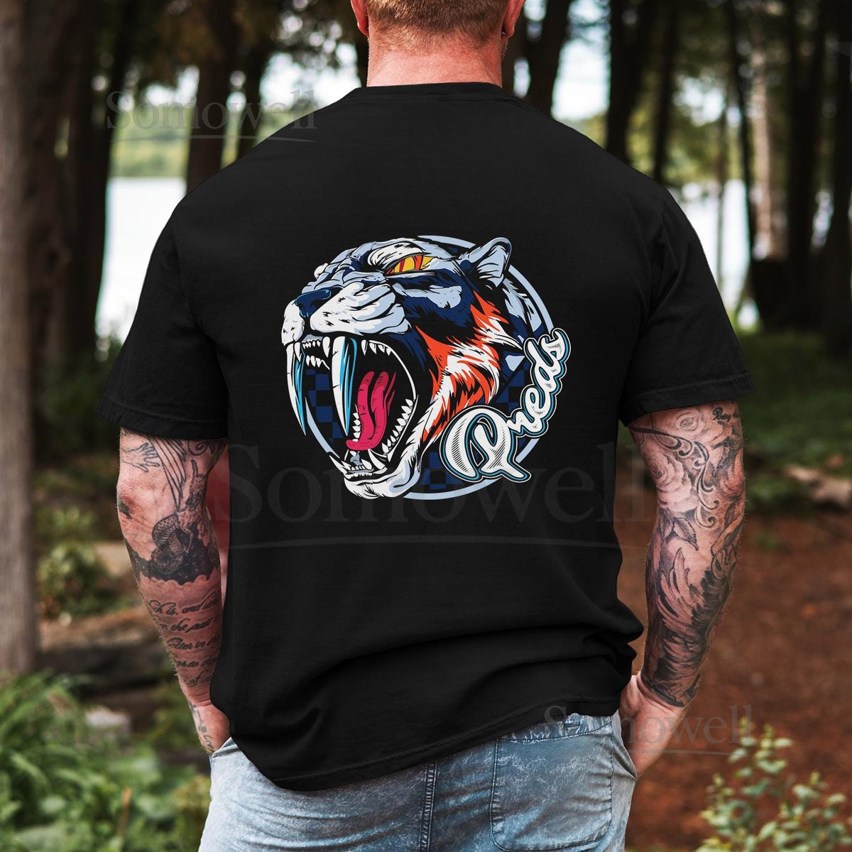 Vintage Nashville Predators T-Shirt Retro Hockey Pocket Tee_739