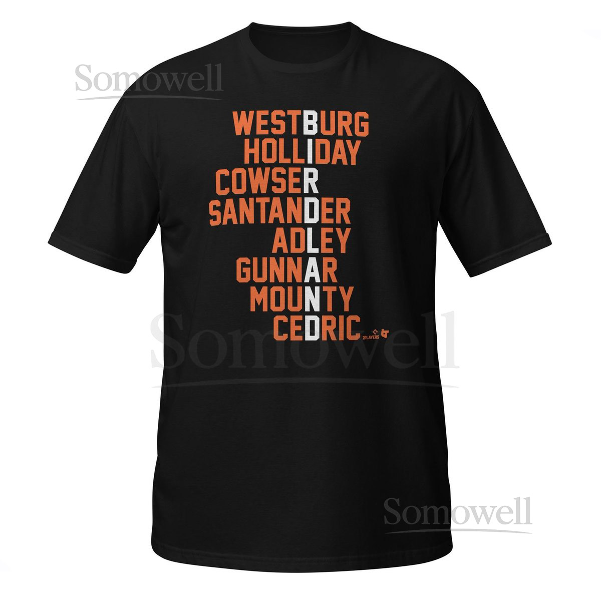 Birdland Names 2024 - Baltimore Baseball T-Shirt_140