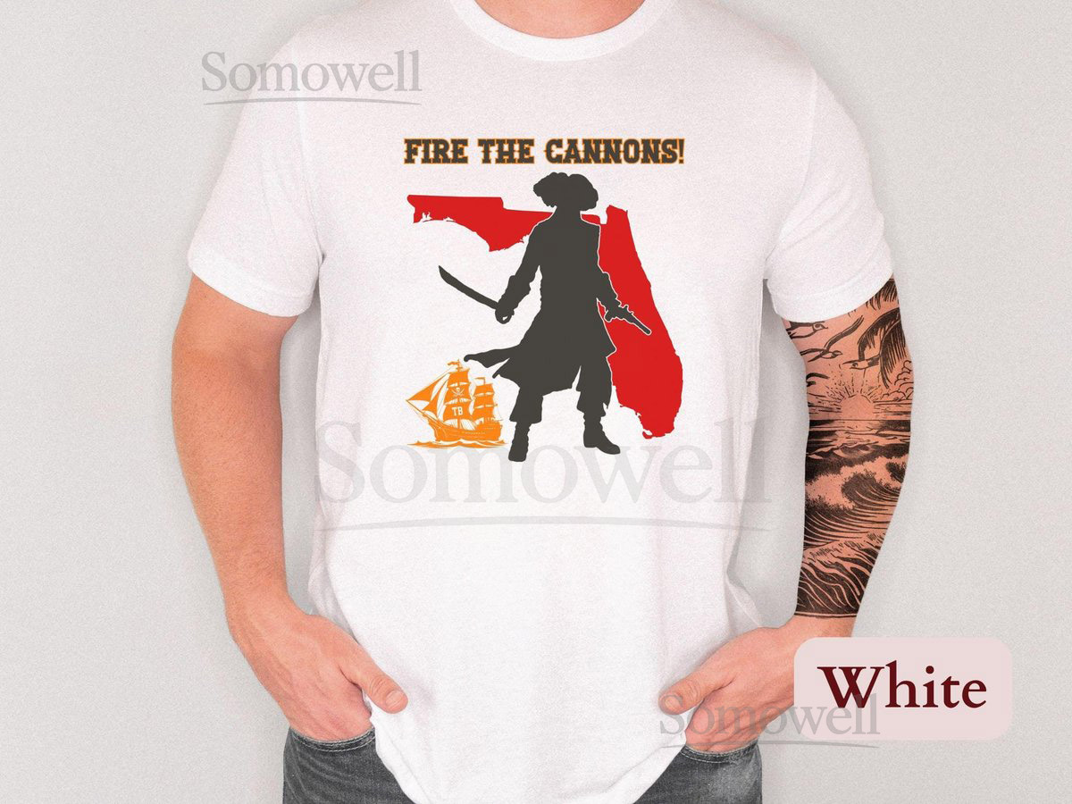 Tampa Sports Shirt for Tampa Bay Buccaneers Fan Unique Fire the Cannons Shirt Tampa Bay Football Team Tee Gift for Tampa Football Fan_222